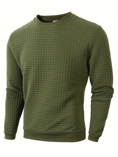 MASON | Sudadera texturizada de cuello redondo