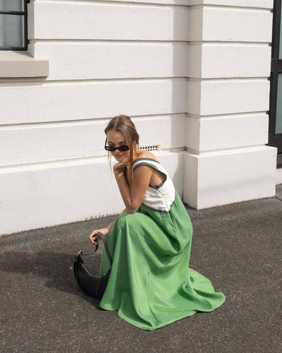 DONNA | Vestido largo con cuello V