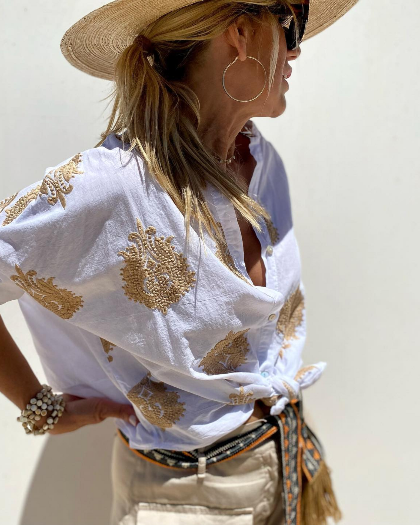 IBIZA | Blusa estampada ibicenca