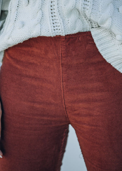 CHLOE | Pantalones acampanados de pana