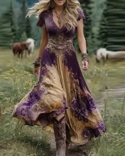 CELESTE | Vestido con diseño floral