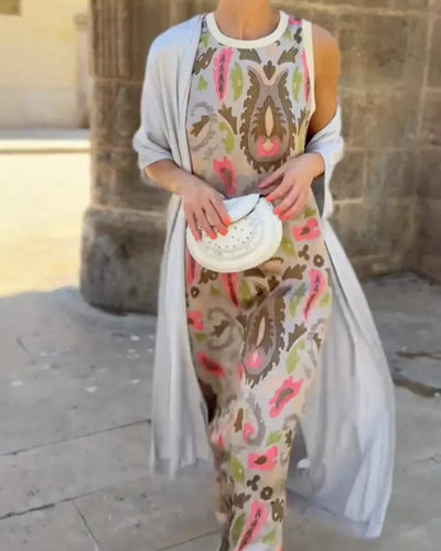 BELLA | Vestido estampado de temporada