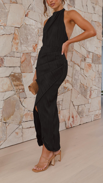 SALIMA | Vestido plisado sofísticado