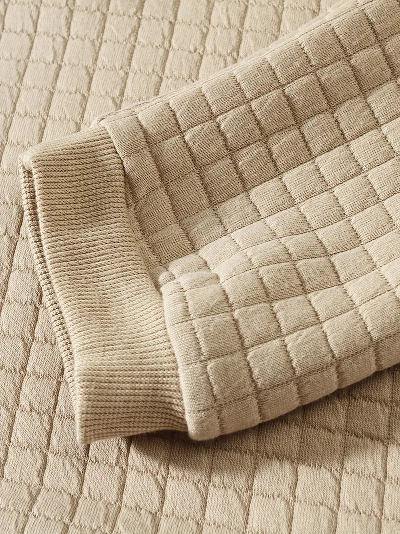 MASON | Sudadera texturizada de cuello redondo