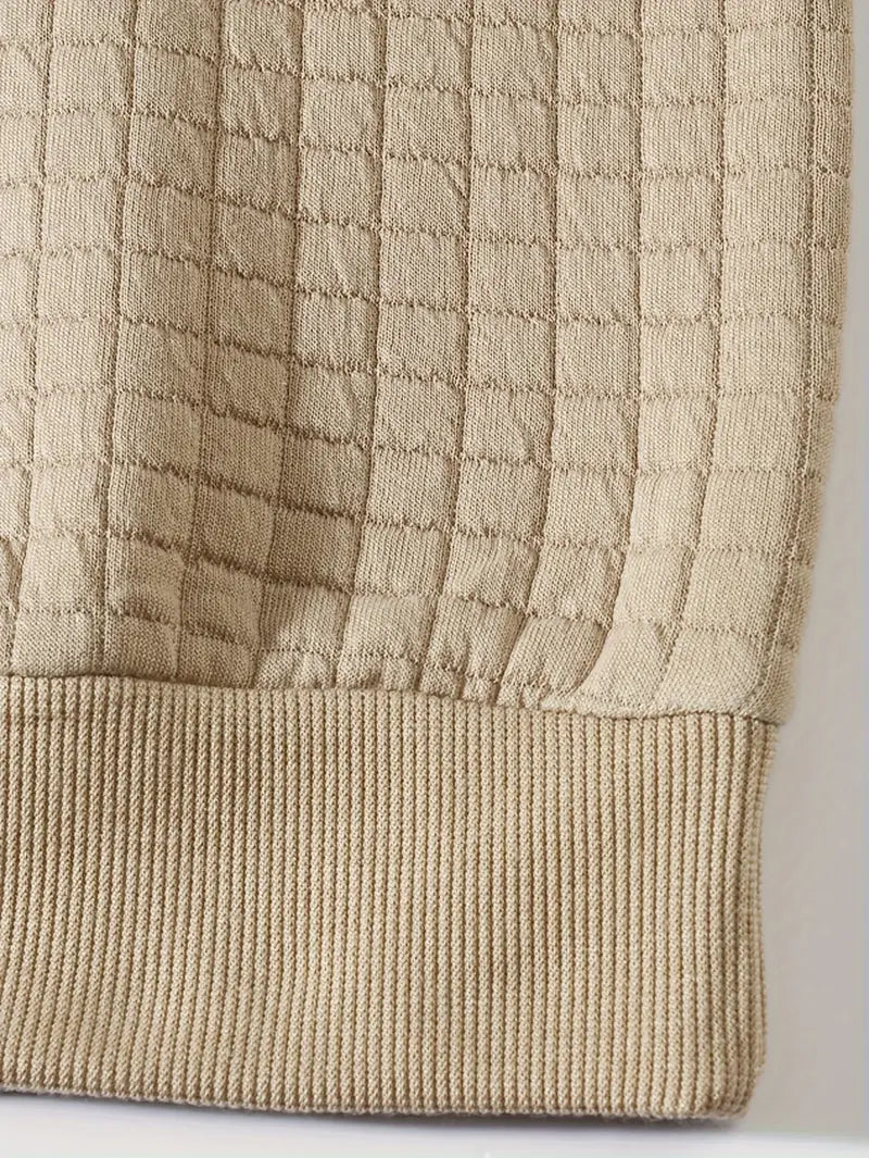 MASON | Sudadera texturizada de cuello redondo