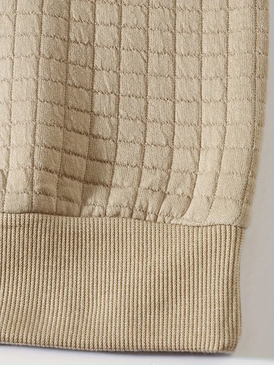 MASON | Sudadera texturizada de cuello redondo