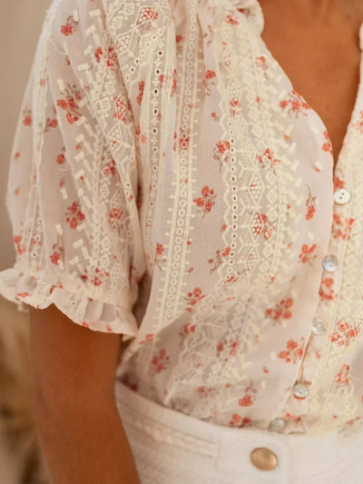 INDIA | Blusa foral de temporada