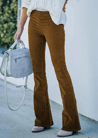 CHLOE | Pantalones acampanados de pana