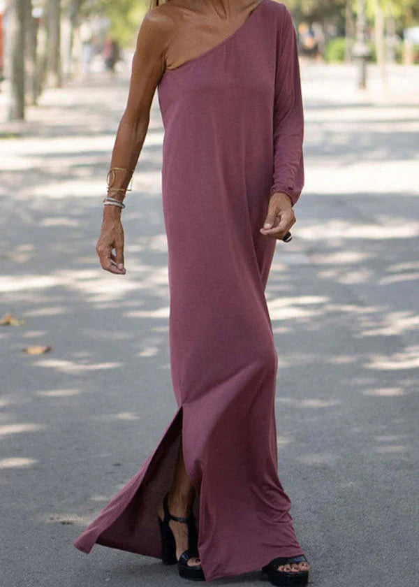 VENEZIA | Maxivestido con hombros descubiertos