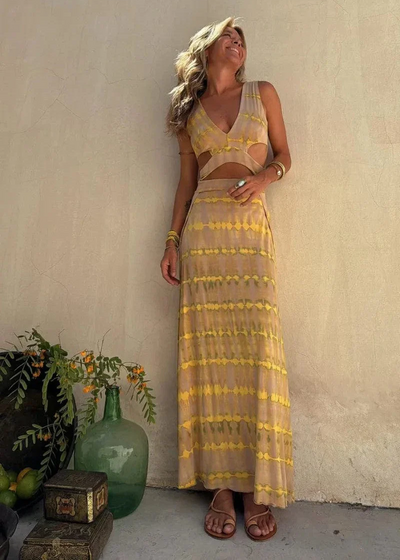 IBIZA | Vestido estampado tie-dye.