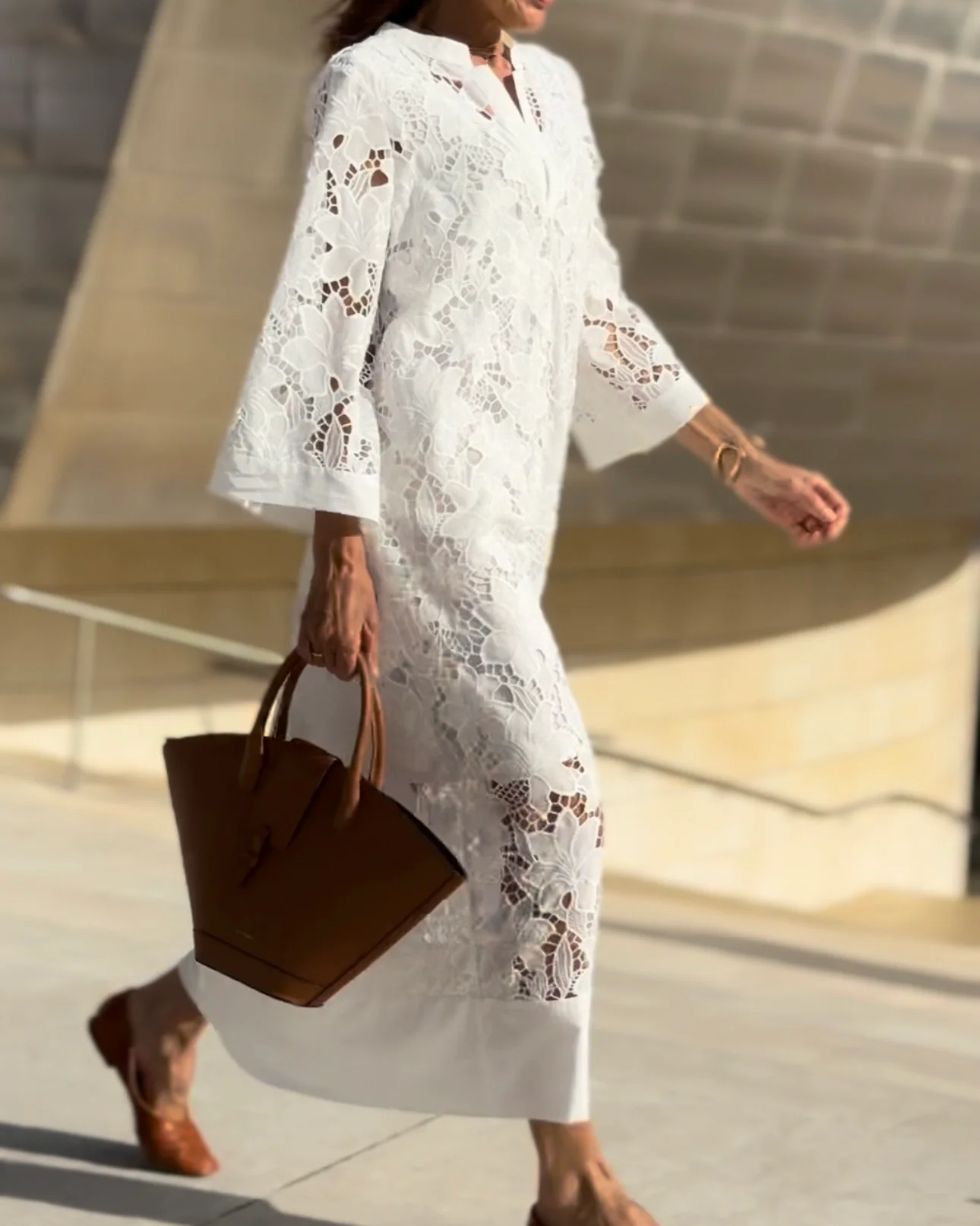 SILVINA | Vestido largo estmapado